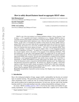 How to safely discard features based on aggregate SHAP values