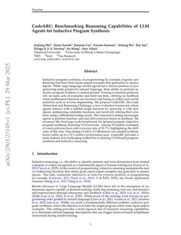 CodeARC: Benchmarking Reasoning Capabilities of LLM Agents for Inductive Program Synthesis