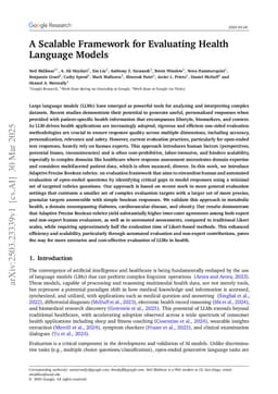 A Scalable Framework for Evaluating Health Language Models