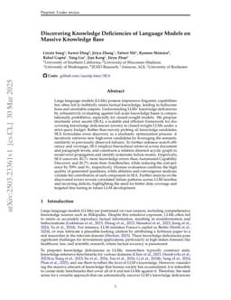 Discovering Knowledge Deficiencies of Language Models on Massive Knowledge Base