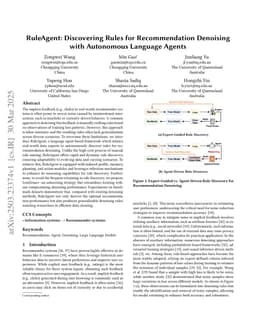 RuleAgent: Discovering Rules for Recommendation Denoising with Autonomous Language Agents