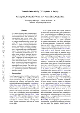 Towards Trustworthy GUI Agents: A Survey