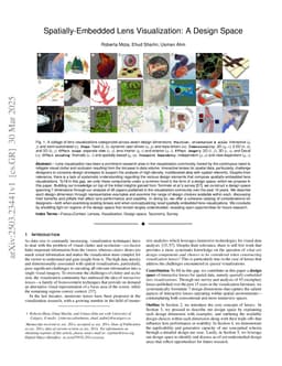 Spatially-Embedded Lens Visualization: A Design Space