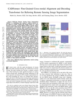 CADFormer: Fine-Grained Cross-modal Alignment and Decoding Transformer for Referring Remote Sensing Image Segmentation
