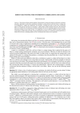 Robust Self-testing for Synchronous Correlations and Games
