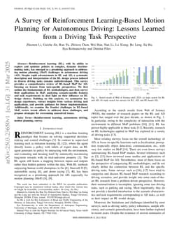 A Survey of Reinforcement Learning-Based Motion Planning for Autonomous Driving: Lessons Learned from a Driving Task Perspective