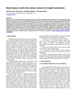 Detail-aware multi-view stereo network for depth estimation