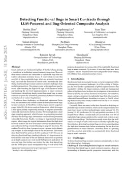 Detecting Functional Bugs in Smart Contracts through LLM-Powered and Bug-Oriented Composite Analysis