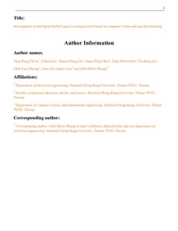 Investigation of intelligent barbell squat coaching system based on computer vision and machine learning