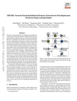 THEMIS: Towards Practical Intellectual Property Protection for Post-Deployment On-Device Deep Learning Models