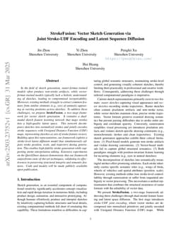 StrokeFusion: Vector Sketch Generation via Joint Stroke-UDF Encoding and Latent Sequence Diffusion