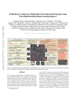 XLRS-Bench: Could Your Multimodal LLMs Understand Extremely Large Ultra-High-Resolution Remote Sensing Imagery?