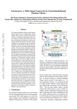 SchemaAgent: A Multi-Agents Framework for Generating Relational Database Schema