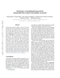 FineCausal: A Causal-Based Framework for Interpretable Fine-Grained Action Quality Assessment