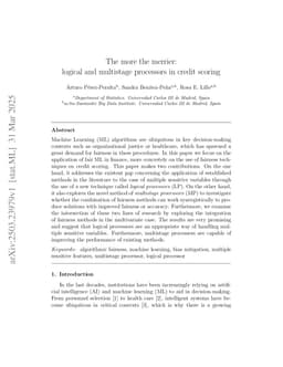 The more the merrier: logical and multistage processors in credit scoring