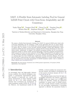 SALT: A Flexible Semi-Automatic Labeling Tool for General LiDAR Point Clouds with Cross-Scene Adaptability and 4D Consistency