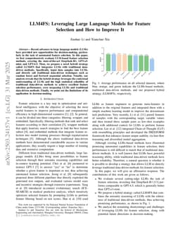 LLM4FS: Leveraging Large Language Models for Feature Selection and How to Improve It