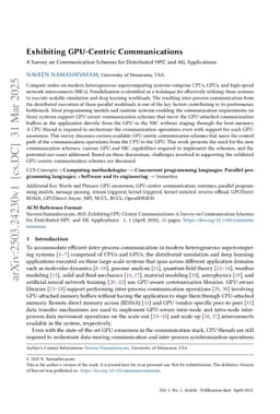 GPU-centric Communication Schemes for HPC and ML Applications
