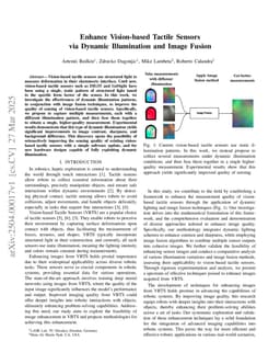 Enhance Vision-based Tactile Sensors via Dynamic Illumination and Image Fusion