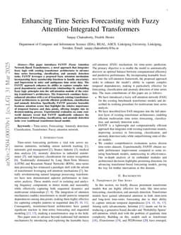 Enhancing Time Series Forecasting with Fuzzy Attention-Integrated Transformers