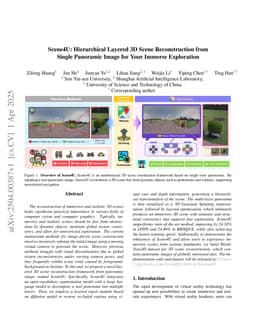 Scene4U: Hierarchical Layered 3D Scene Reconstruction from Single Panoramic Image for Your Immerse Exploration
