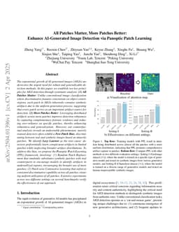 All Patches Matter, More Patches Better: Enhance AI-Generated Image Detection via Panoptic Patch Learning