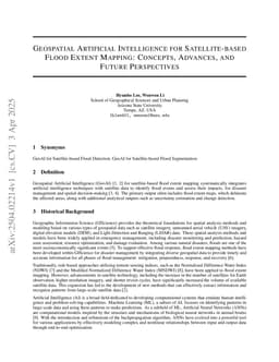 Geospatial Artificial Intelligence for Satellite-based Flood Extent Mapping: Concepts, Advances, and Future Perspectives