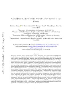 CornerPoint3D: Look at the Nearest Corner Instead of the Center