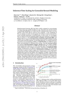 Inference-Time Scaling for Generalist Reward Modeling