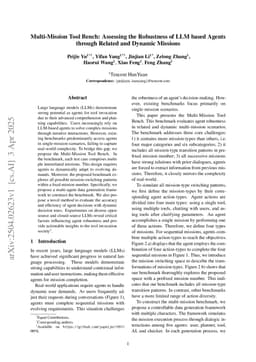 Multi-Mission Tool Bench: Assessing the Robustness of LLM based Agents through Related and Dynamic Missions