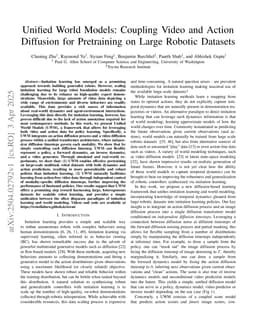 Unified World Models: Coupling Video and Action Diffusion for Pretraining on Large Robotic Datasets