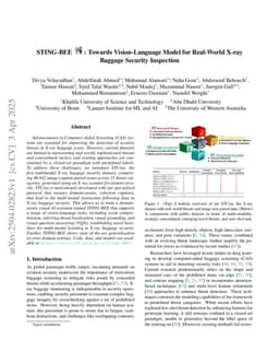 STING-BEE: Towards Vision-Language Model for Real-World X-ray Baggage Security Inspection