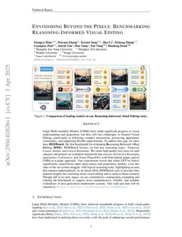 Envisioning Beyond the Pixels: Benchmarking Reasoning-Informed Visual Editing