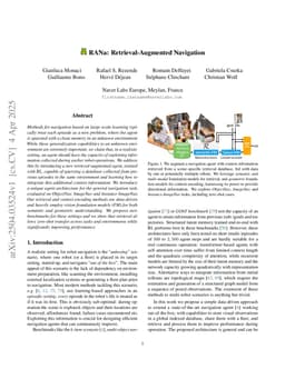 RANa: Retrieval-Augmented Navigation