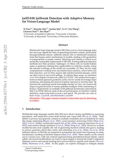 JailDAM: Jailbreak Detection with Adaptive Memory for Vision-Language Model