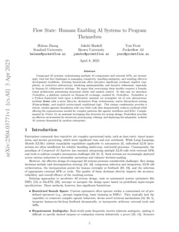 Flow State: Humans Enabling AI Systems to Program Themselves