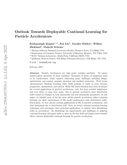 Outlook Towards Deployable Continual Learning for Particle Accelerators