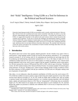 Arti-"fickle" Intelligence: Using LLMs as a Tool for Inference in the Political and Social Sciences