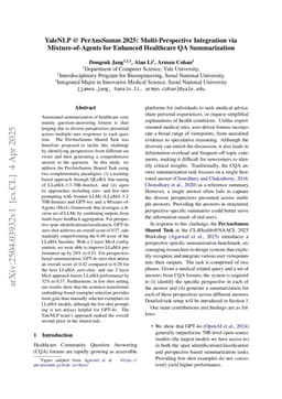 YaleNLP @ PerAnsSumm 2025: Multi-Perspective Integration via Mixture-of-Agents for Enhanced Healthcare QA Summarization
