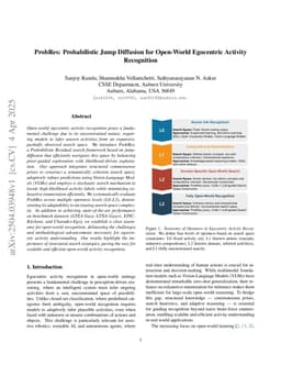 ProbRes: Probabilistic Jump Diffusion for Open-World Egocentric Activity Recognition