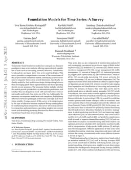 Foundation Models for Time Series: A Survey