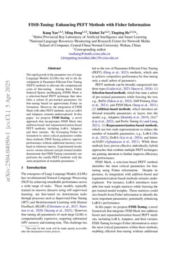 FISH-Tuning: Enhancing PEFT Methods with Fisher Information