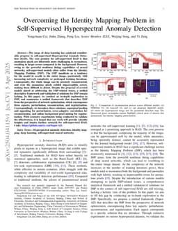 Overcoming the Identity Mapping Problem in Self-Supervised Hyperspectral Anomaly Detection