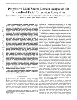 Progressive Multi-Source Domain Adaptation for Personalized Facial Expression Recognition