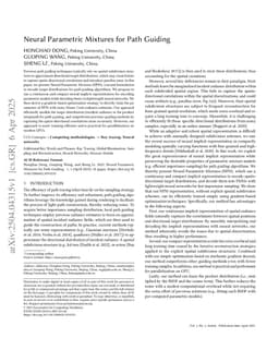 Neural Parametric Mixtures for Path Guiding