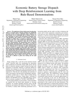 Economic Battery Storage Dispatch with Deep Reinforcement Learning from Rule-Based Demonstrations