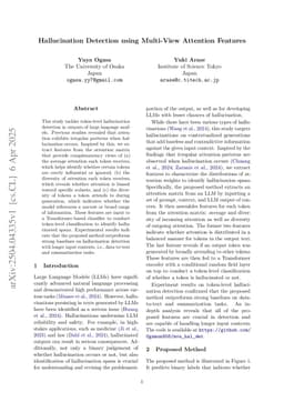 Hallucination Detection using Multi-View Attention Features