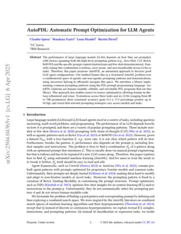AutoPDL: Automatic Prompt Optimization for LLM Agents