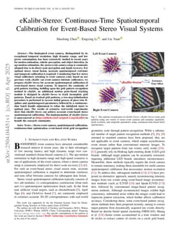 eKalibr-Stereo: Continuous-Time Spatiotemporal Calibration for Event-Based Stereo Visual Systems