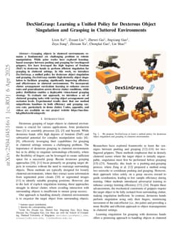 DexSinGrasp: Learning a Unified Policy for Dexterous Object Singulation and Grasping in Cluttered Environments
